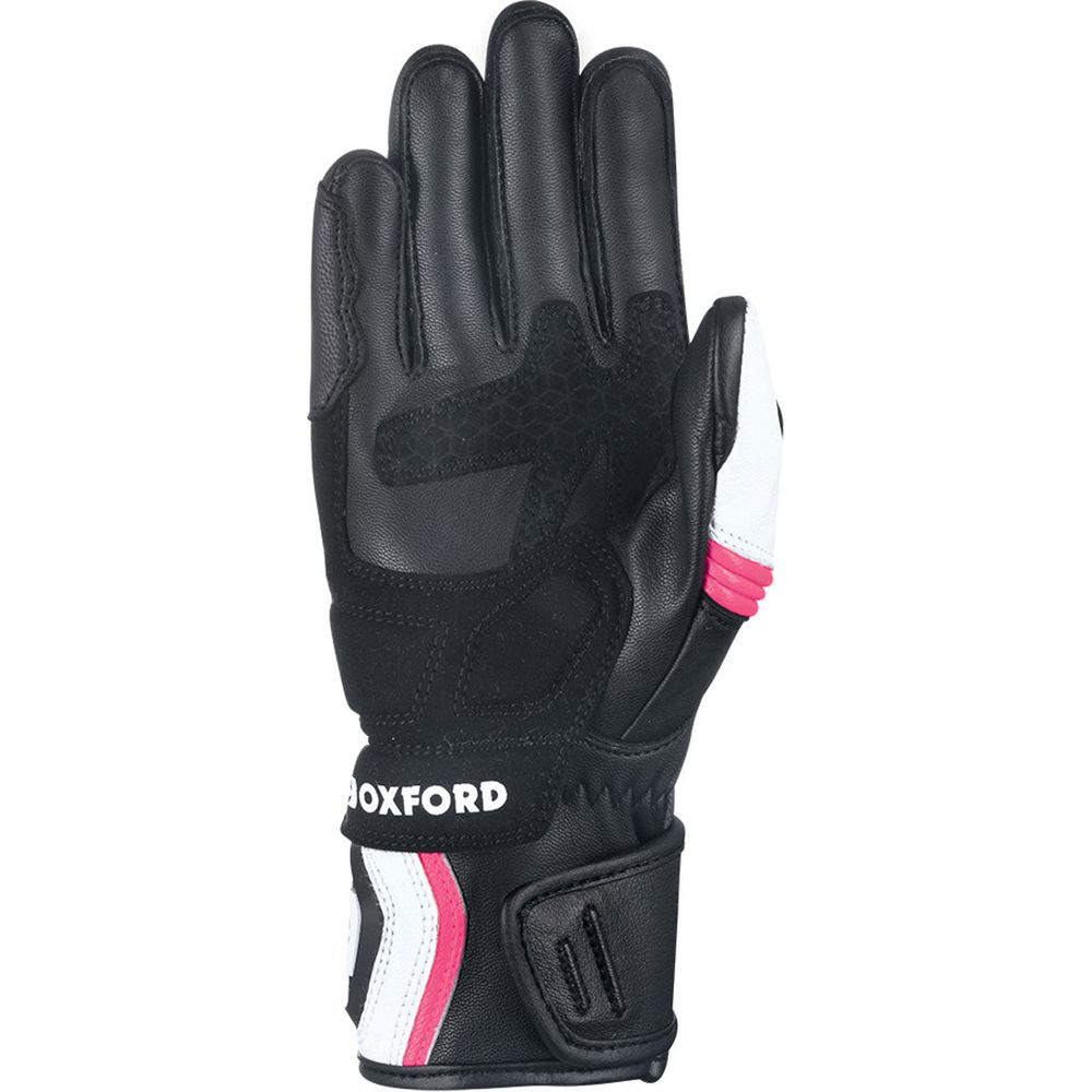 Oxford RP-5 2.0 Ladies Leather Gloves White / Black / Pink