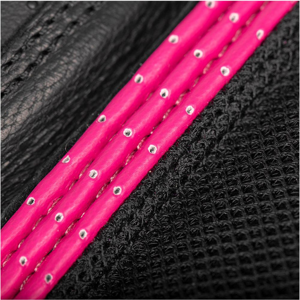 Oxford RP-6S Ladies Leather Gloves Black / White / Pink