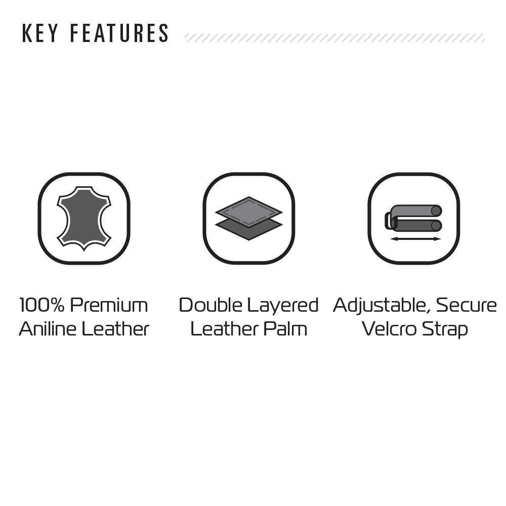 Oxford Radley Leather Ladies Gloves Brown