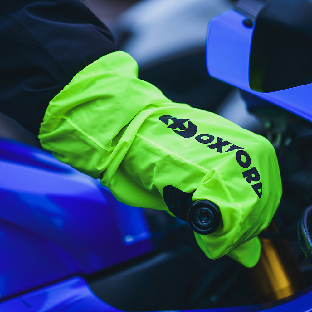 Oxford Rainseal Over Gloves Black / Fluo Yellow