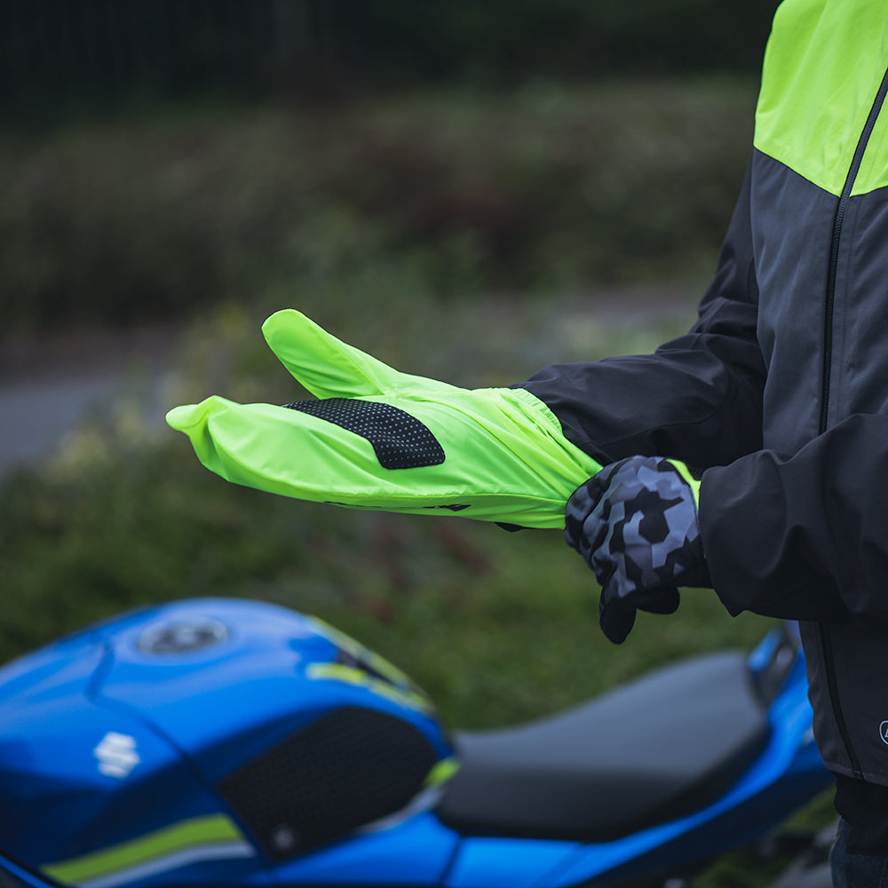 Oxford Rainseal Over Gloves Black / Fluo Yellow