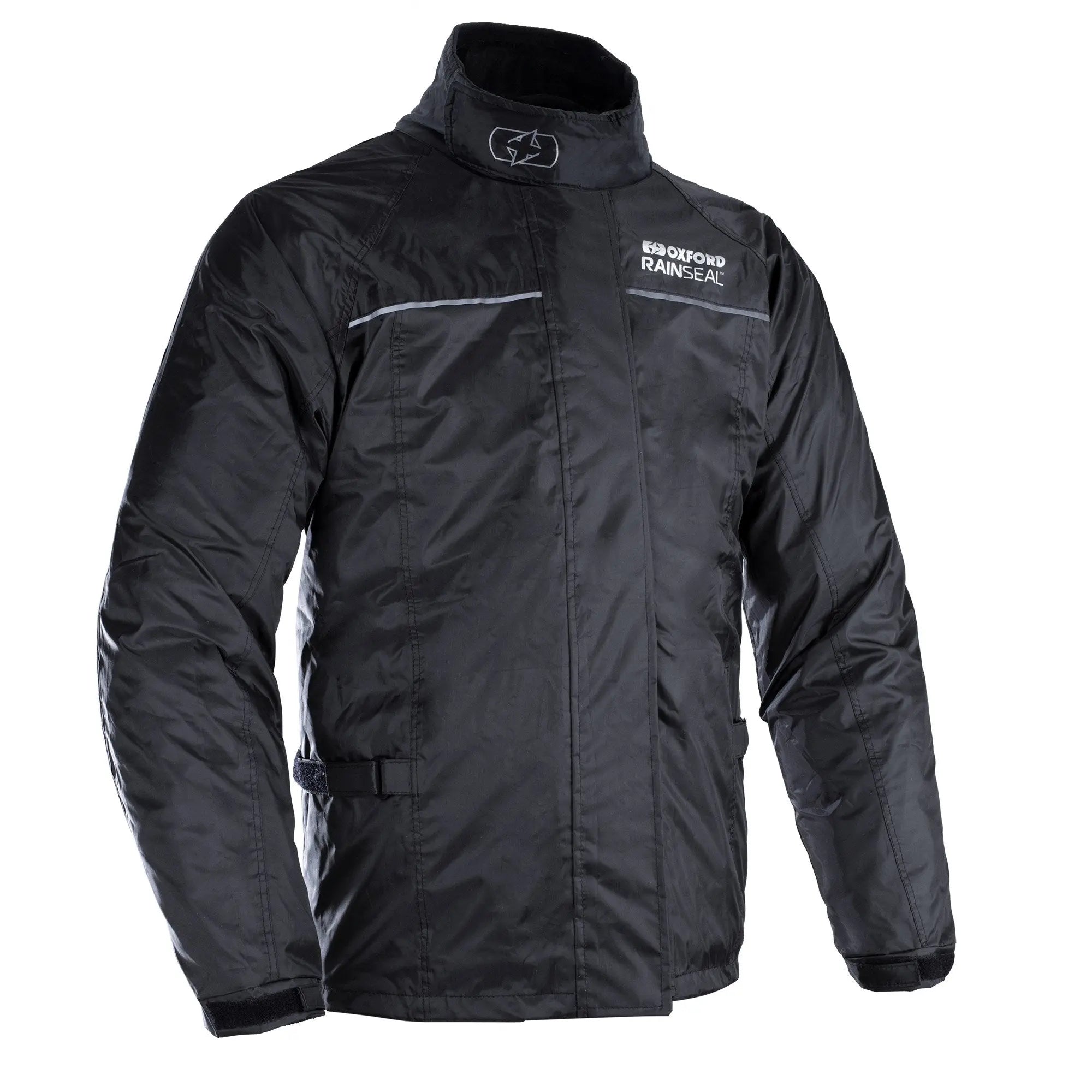 Oxford Rainseal Thermal Over Jacket Black  - FREE UK Shipping, FREE 365 Day Returns | Moto Central