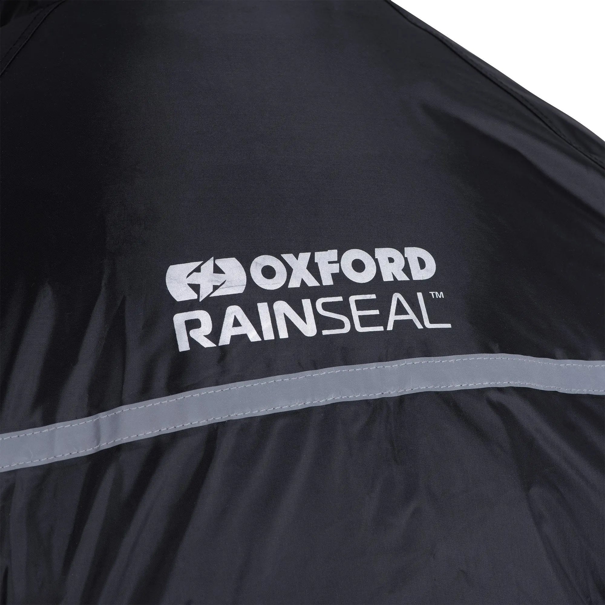 Oxford Rainseal Thermal Over Jacket Black - FREE UK Shipping, FREE 365 Day Returns | Moto Central