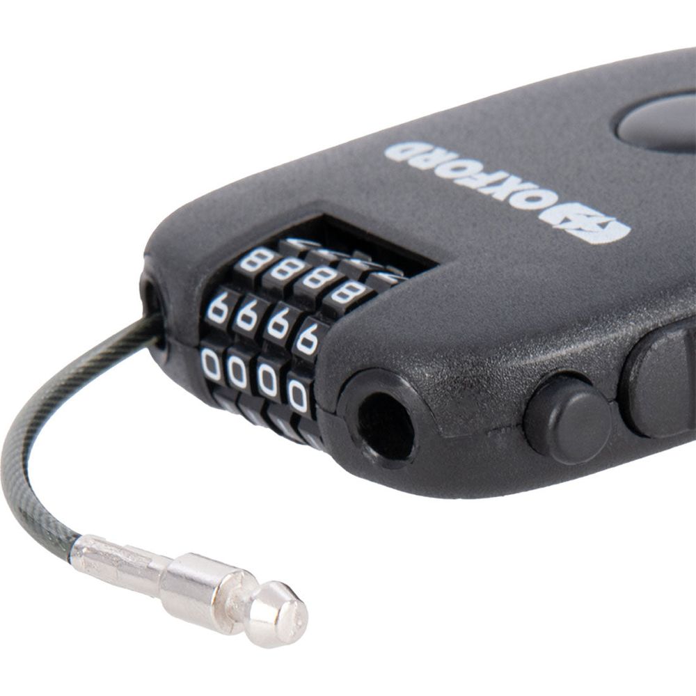 Oxford Retra Lock Cable Black - 75cm