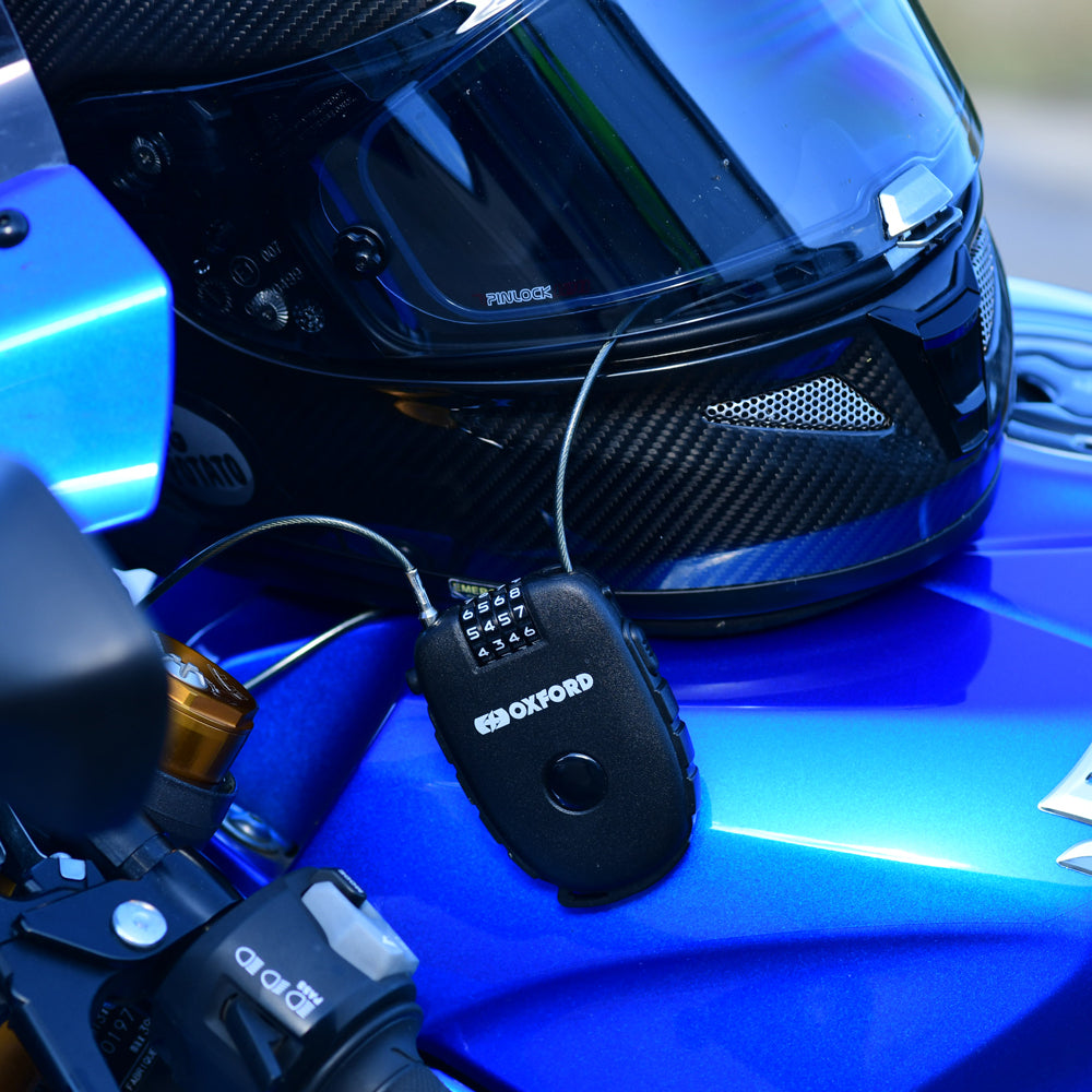 Oxford Retra Lock Cable Black - 75cm