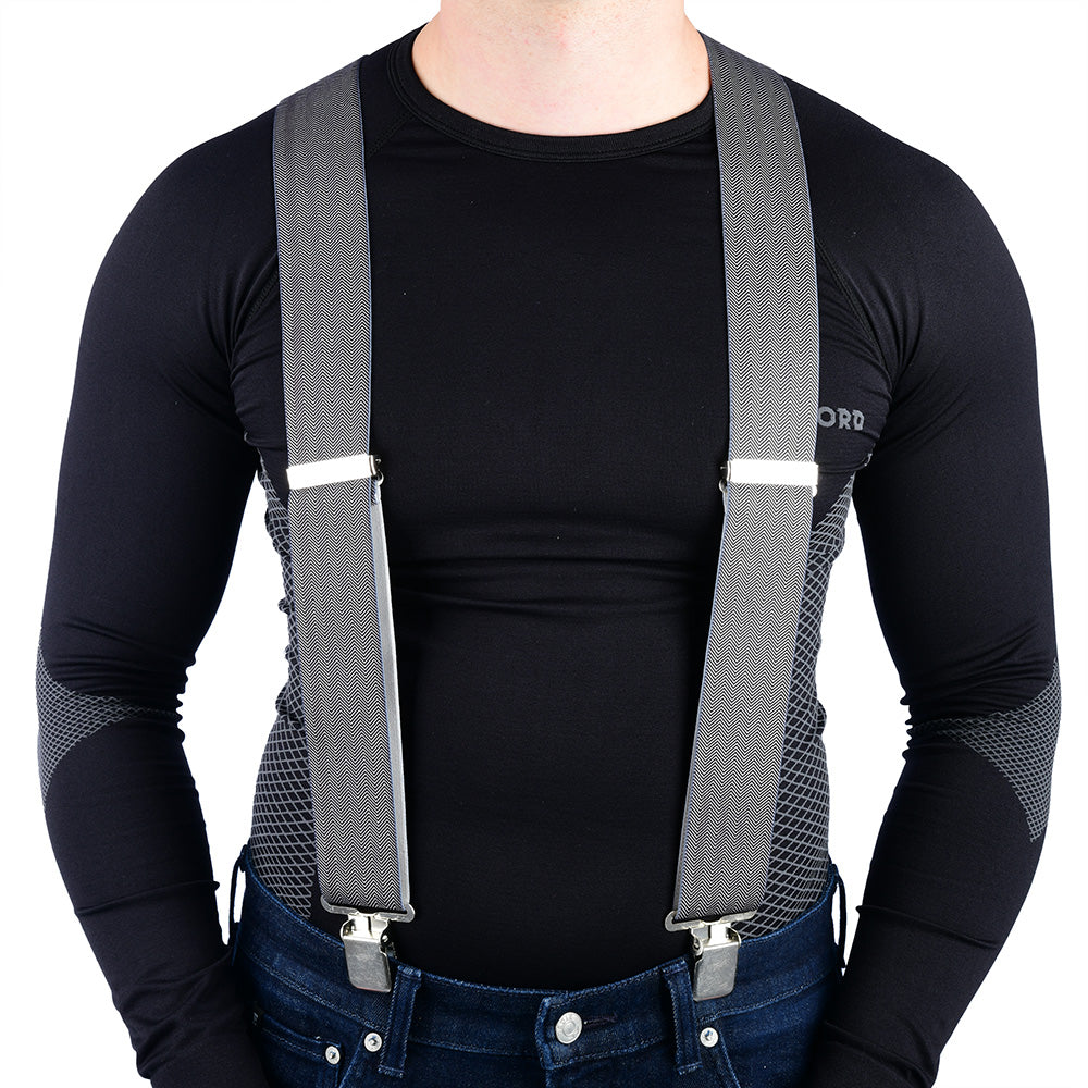 Oxford Riggers Herringbone Grey