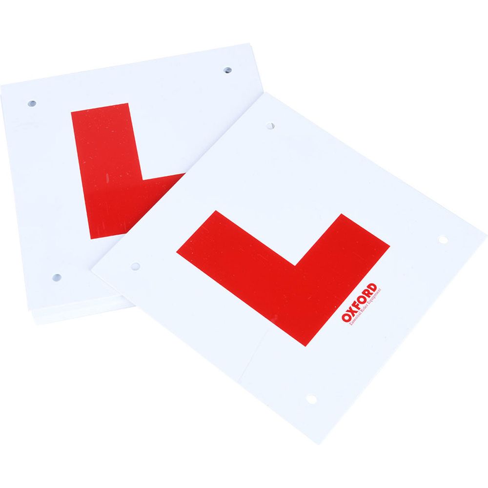Oxford Rigid L Plate - Pack Of 20