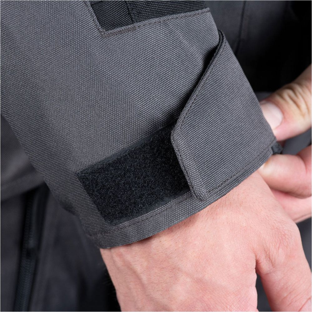 Oxford Rockland Textile Jacket Charcoal / Black / Red