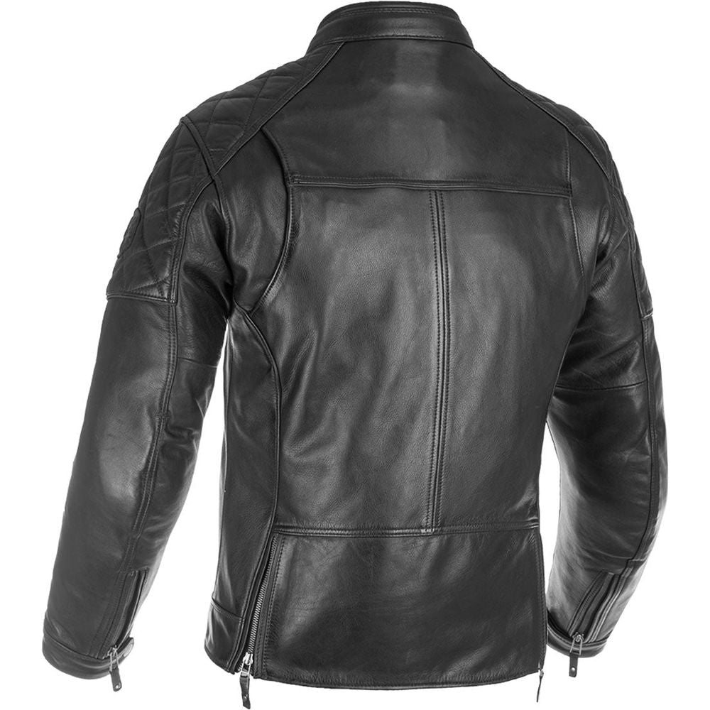 Oxford Route 73 2.0 Leather Jacket Black