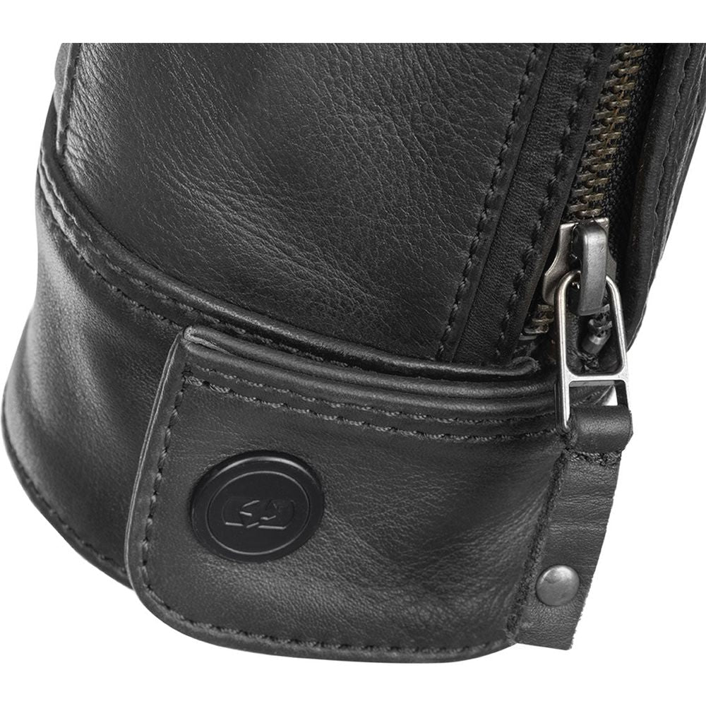 Oxford Route 73 2.0 Leather Jacket Black