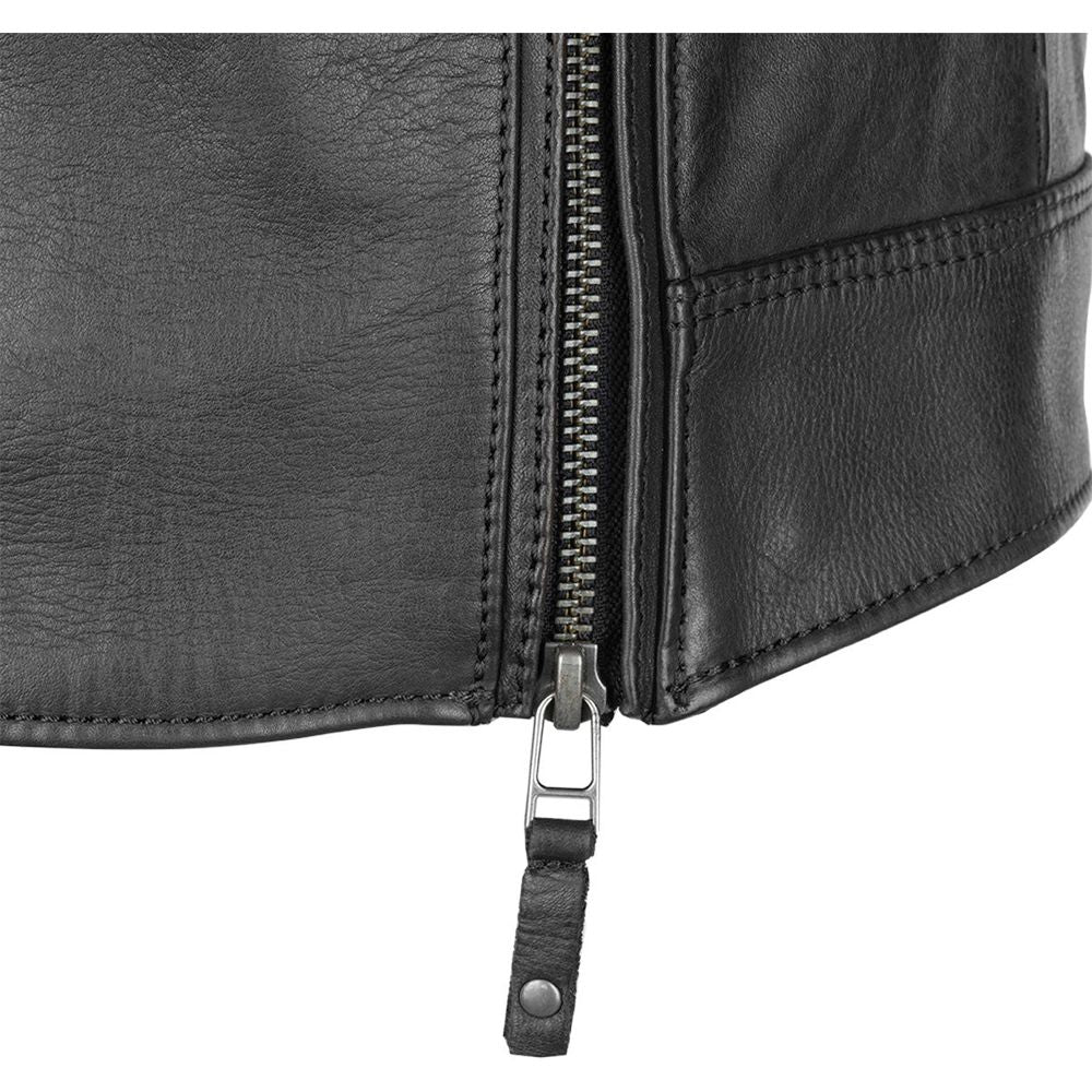 Oxford Route 73 2.0 Leather Jacket Black