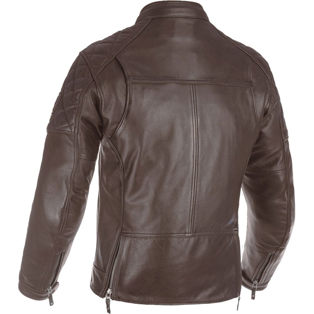 Oxford Route 73 2.0 Leather Jacket Brown