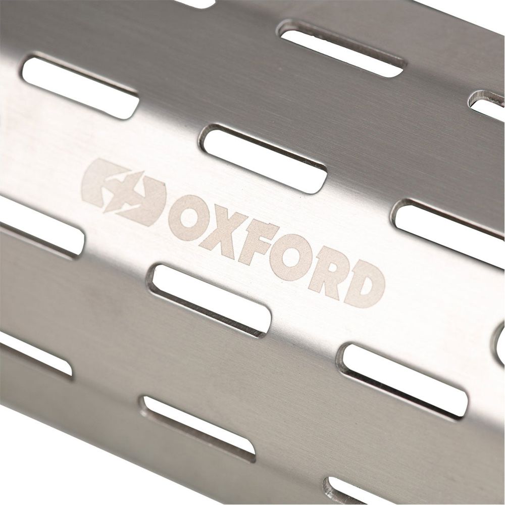 Oxford Scrambler Exhaust Heat Shield Silver