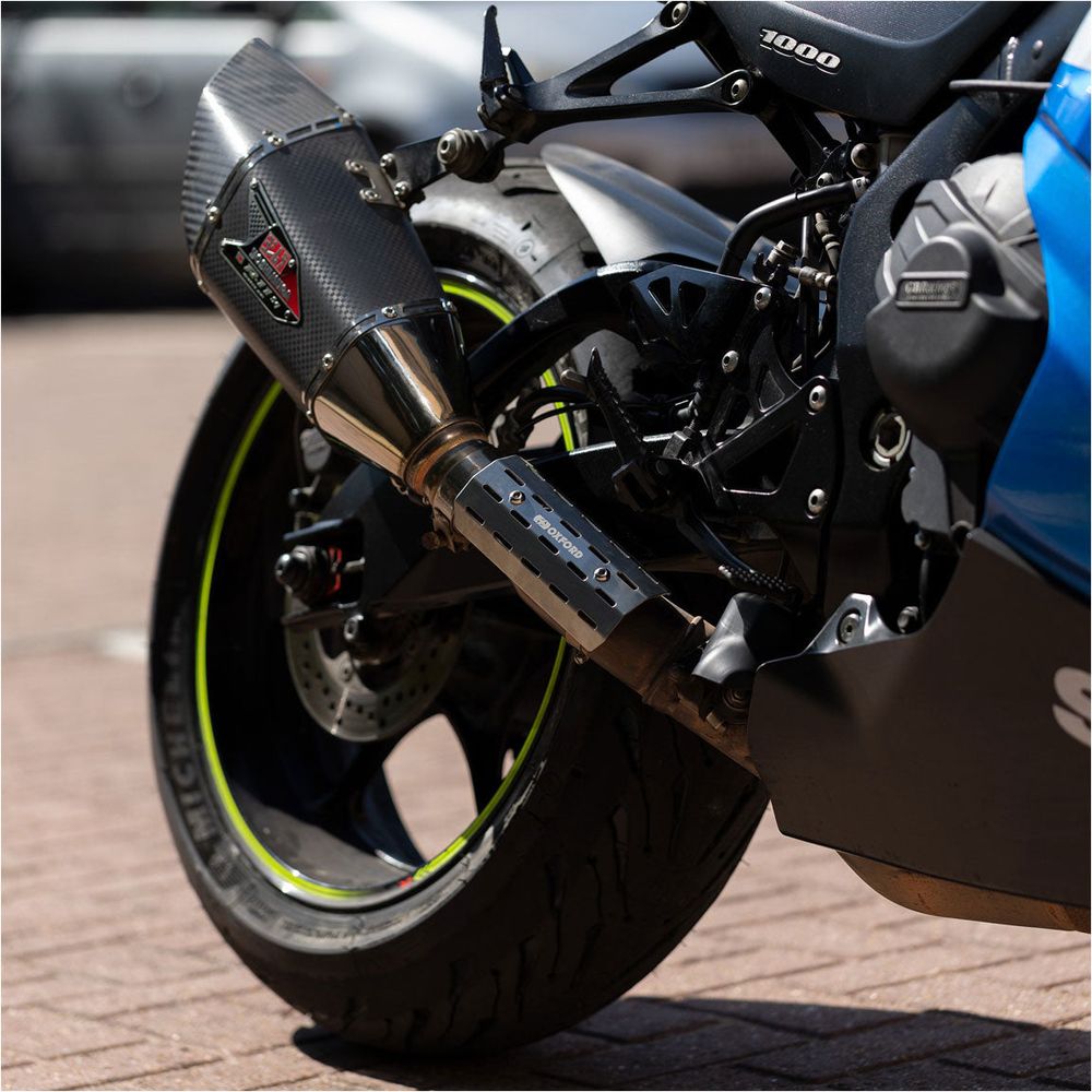 Oxford Scrambler Exhaust Heat Shield Silver