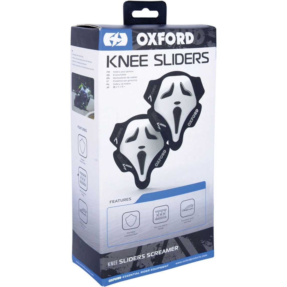 Oxford Screamer Knee Sliders White