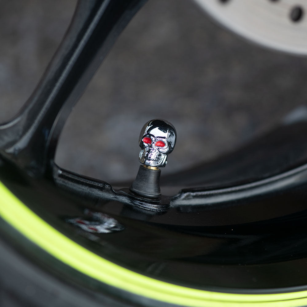 Oxford Skeleton Valve Caps Silver