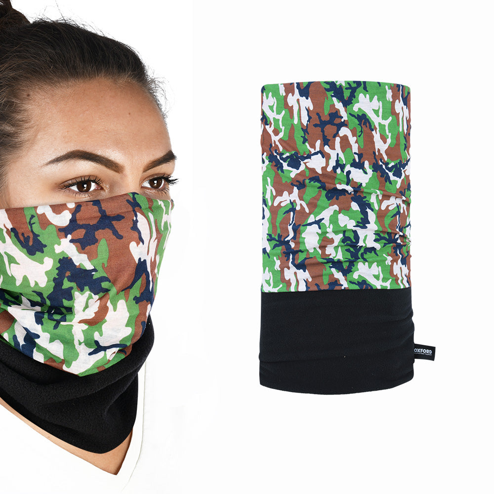 Oxford Snug Thermal Head & Neckwear Green Camo