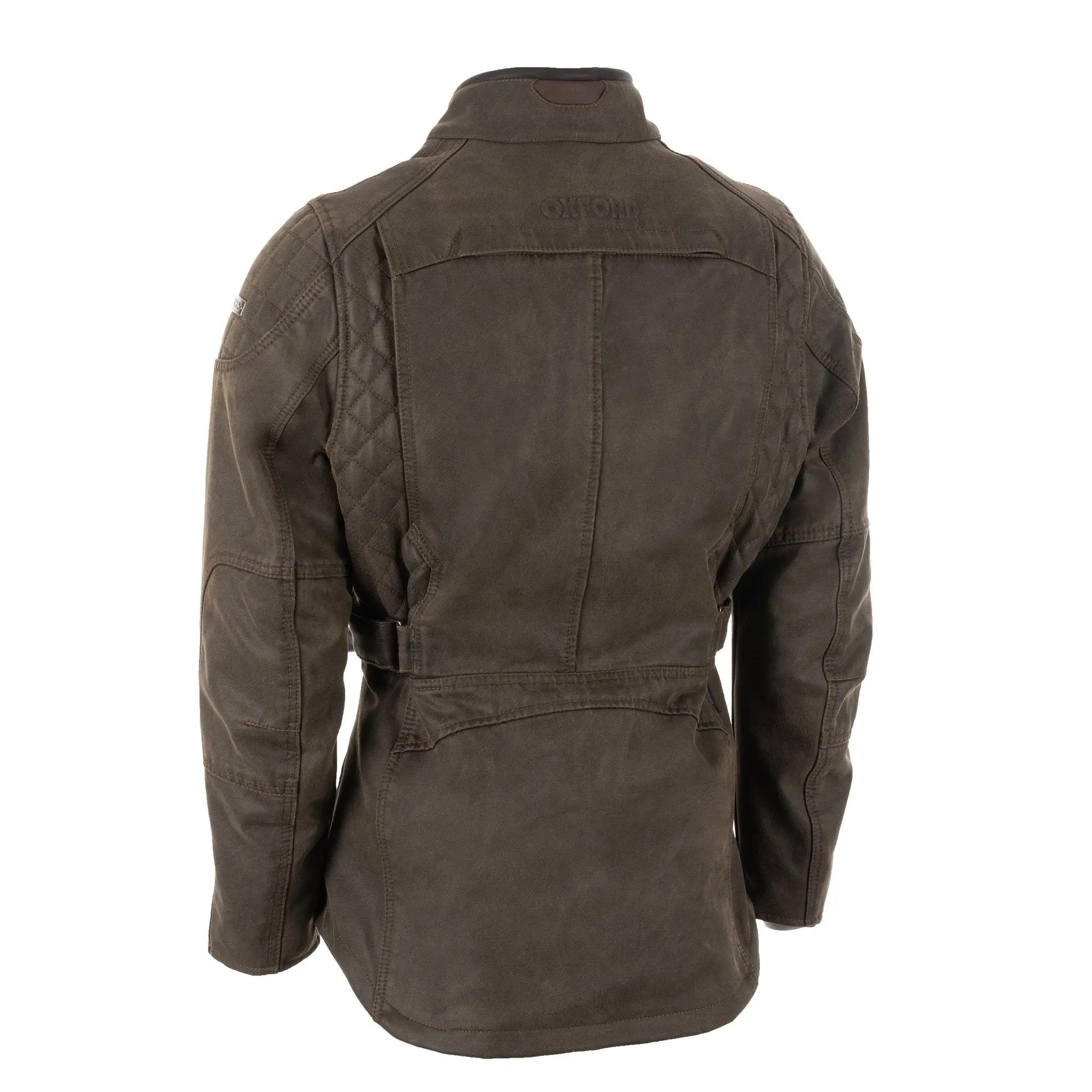 Oxford Sterling D2D Ladies Textile Jacket Khaki - FREE UK Shipping, FREE 365 Day Returns | Moto Central