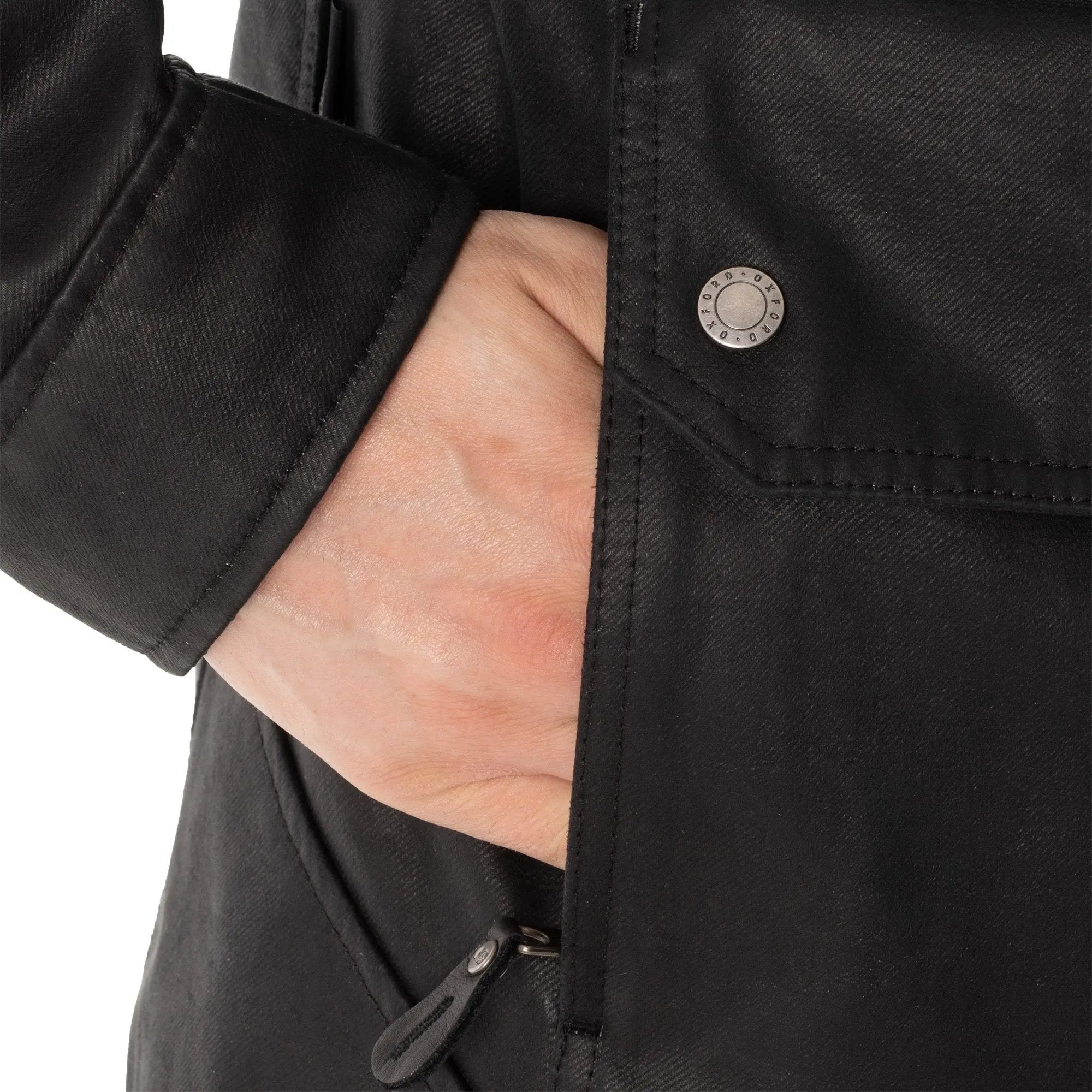 Oxford Sterling D2D Textile Jacket Black - FREE UK Shipping, FREE 365 Day Returns | Moto Central