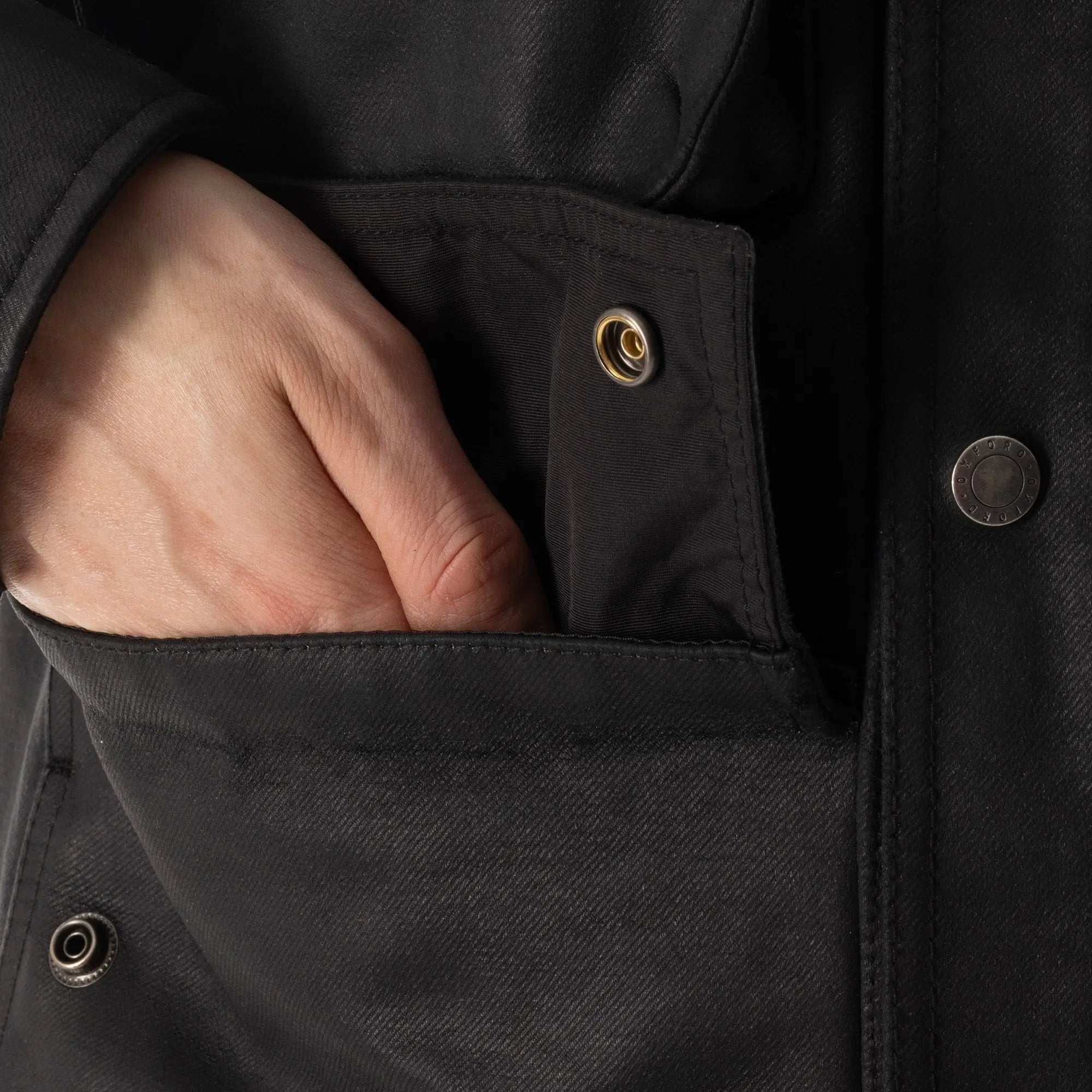 Oxford Sterling D2D Textile Jacket Black - FREE UK Shipping, FREE 365 Day Returns | Moto Central