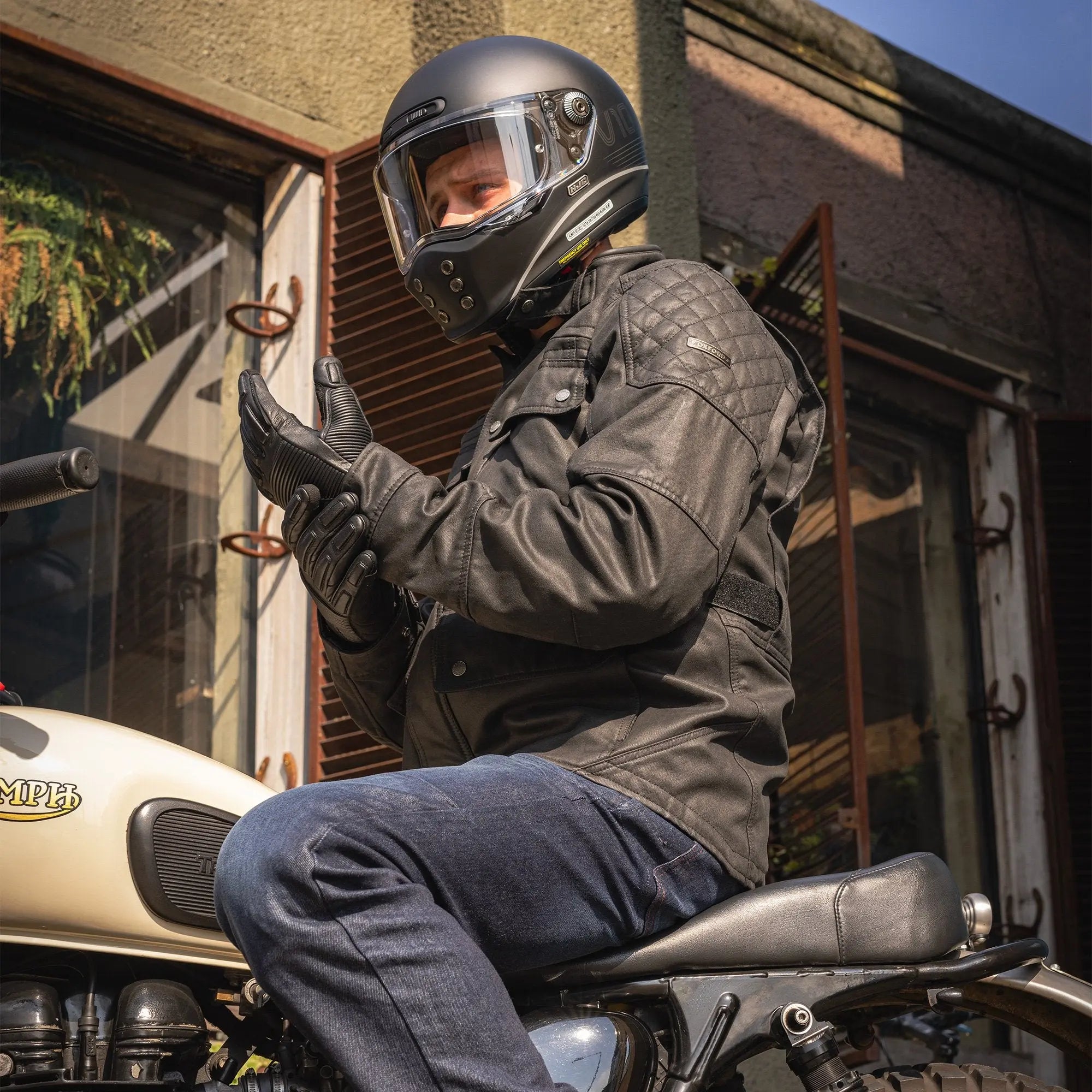 Oxford Sterling D2D Textile Jacket Black - FREE UK Shipping, FREE 365 Day Returns | Moto Central