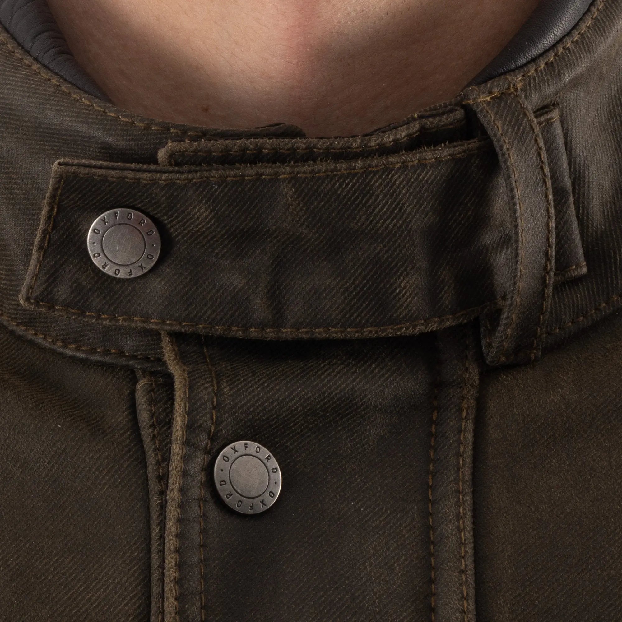 Oxford Sterling D2D Textile Jacket Khaki - FREE UK Shipping, FREE 365 Day Returns | Moto Central