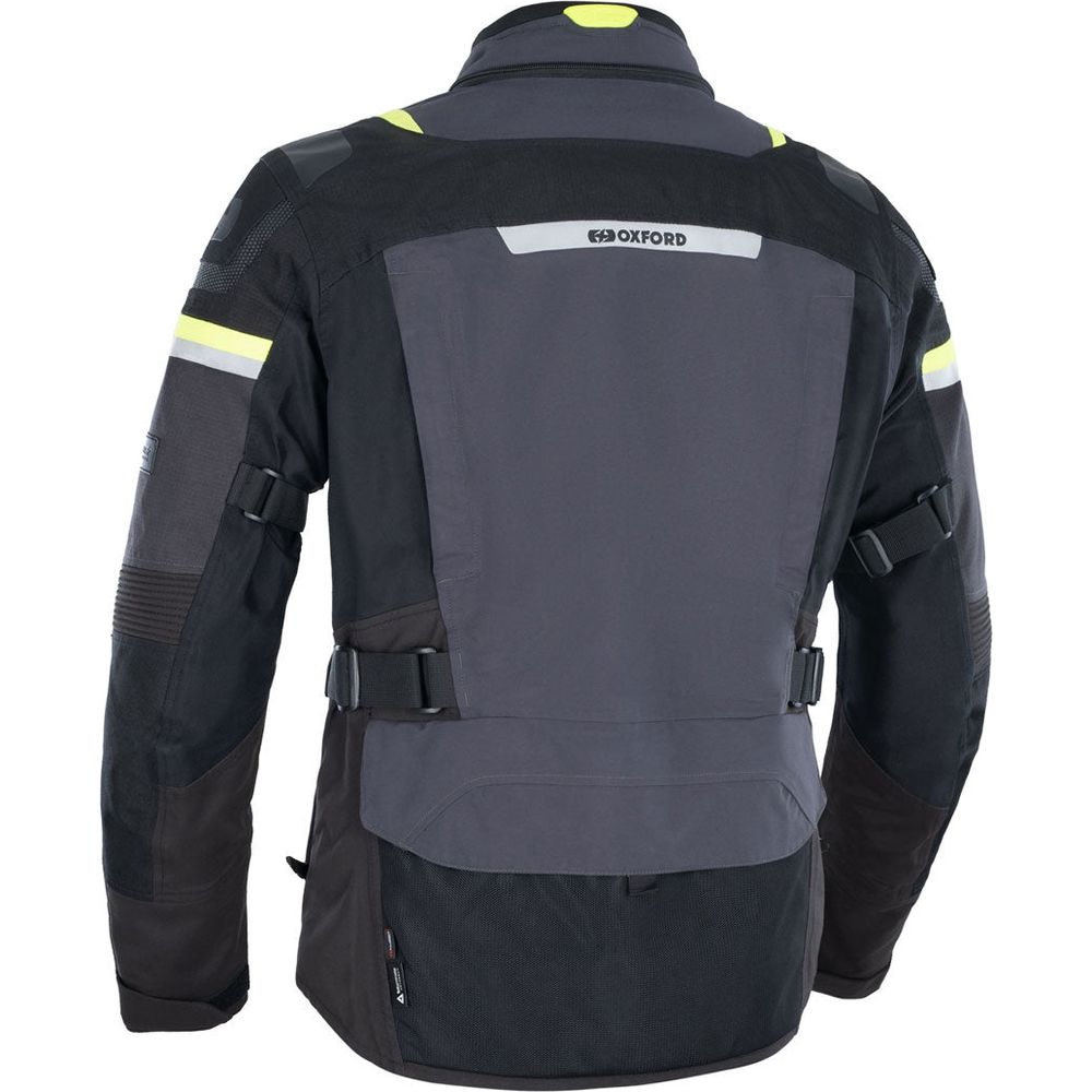 Oxford Stormland Dry2Dry Textile Jacket Grey / Black / Fluo Yellow