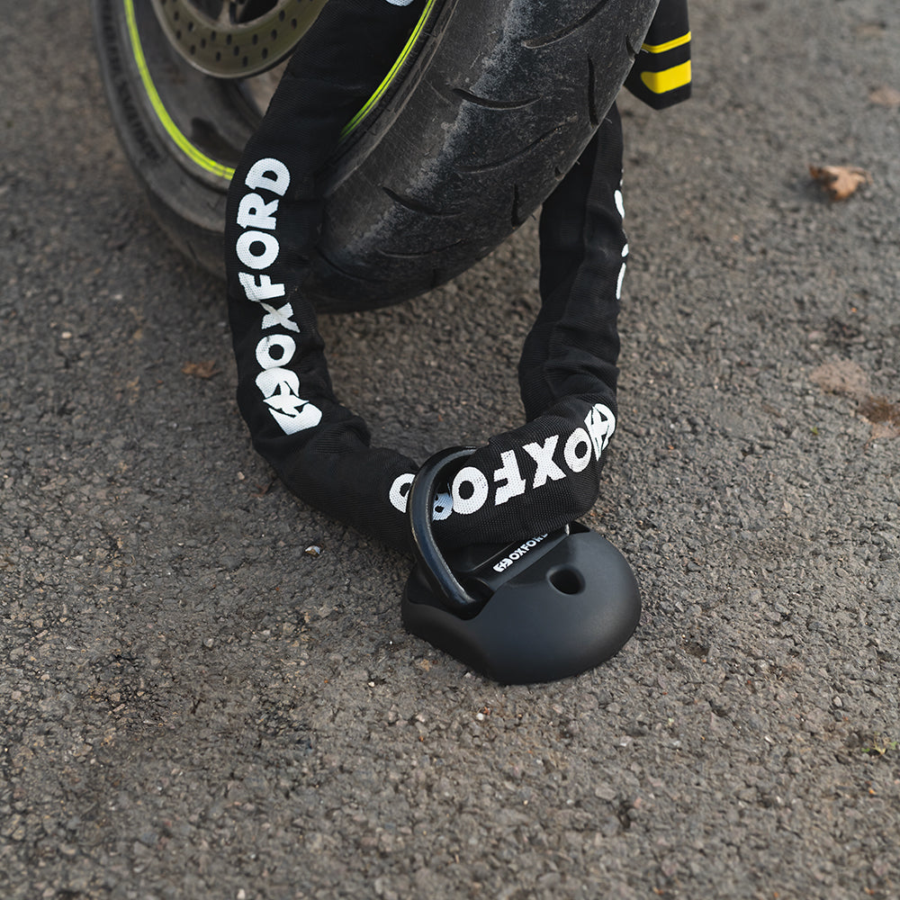 Oxford Task Force Ground & Wall Anchor Kit Black