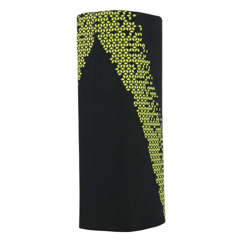 Oxford Tech Cubed Neck Tube Black / Yellow - Pack Of 3