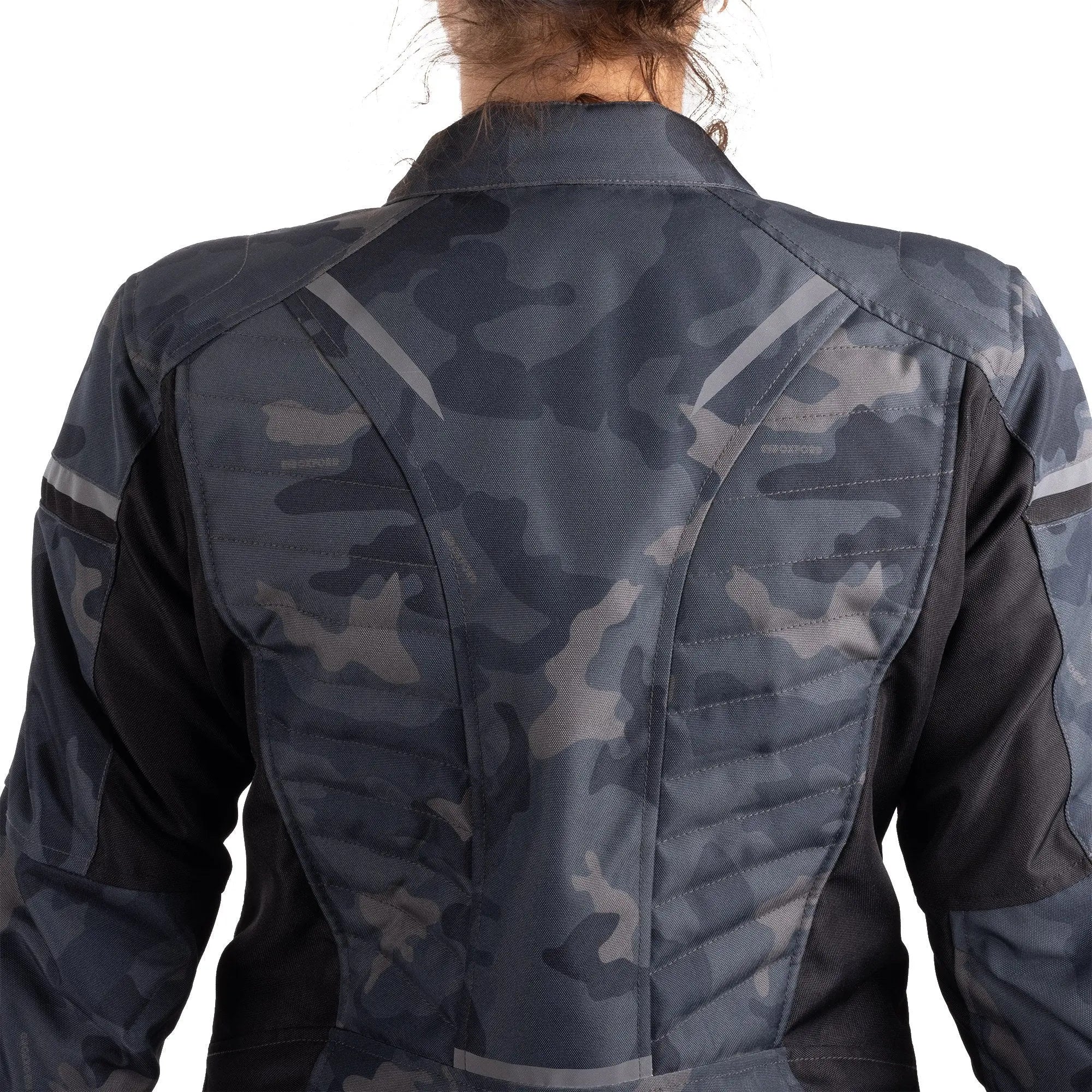 Oxford Valencia D2D 3.0 Ladies Textile Jacket Black Camo - FREE UK Shipping, FREE 365 Day Returns | Moto Central