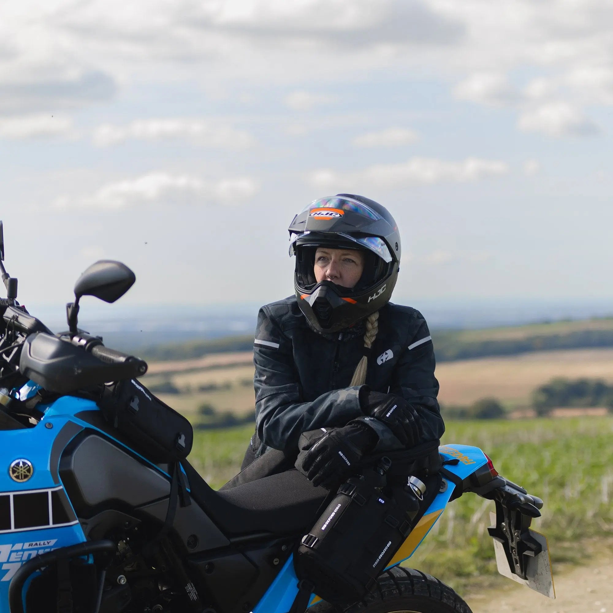 Oxford Valencia D2D 3.0 Ladies Textile Jacket Black Camo - FREE UK Shipping, FREE 365 Day Returns | Moto Central