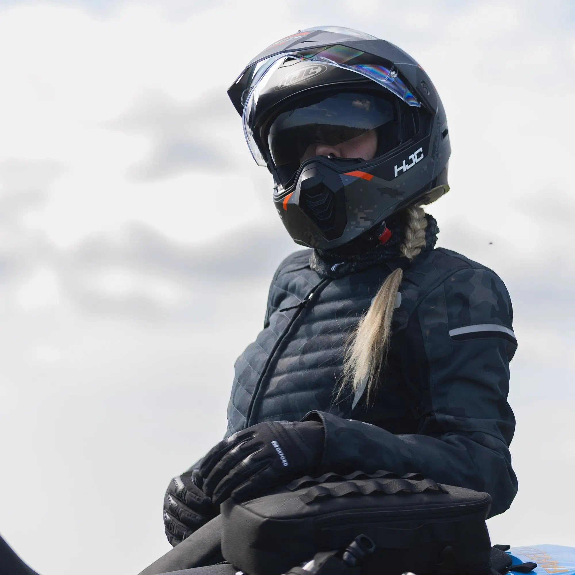 Oxford Valencia D2D 3.0 Ladies Textile Jacket Black Camo - FREE UK Shipping, FREE 365 Day Returns | Moto Central