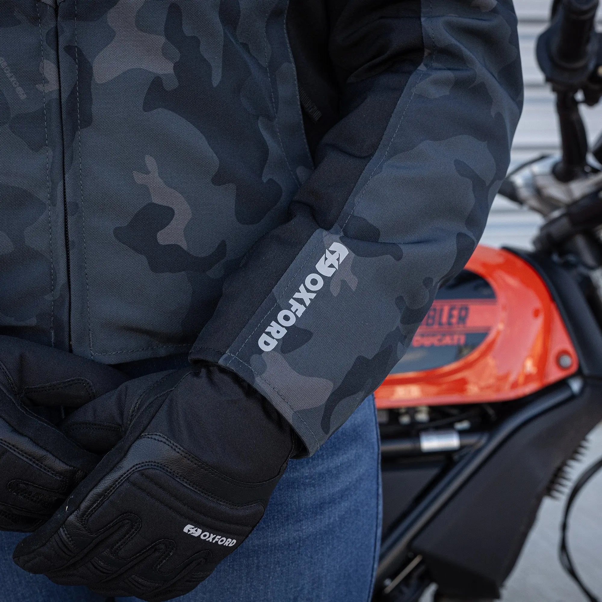 Oxford Valencia D2D 3.0 Ladies Textile Jacket Black Camo - FREE UK Shipping, FREE 365 Day Returns | Moto Central