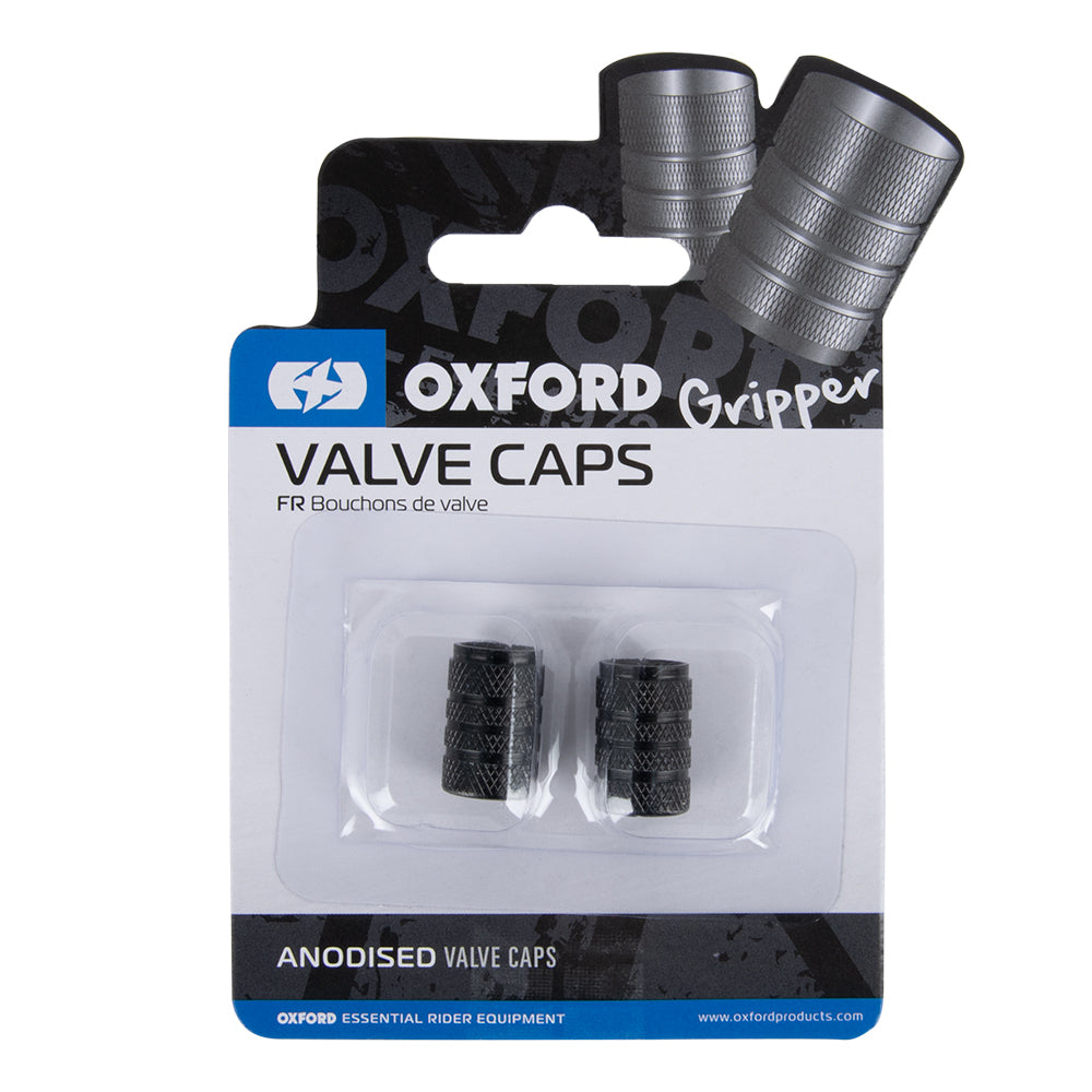 Oxford Valve Caps Black