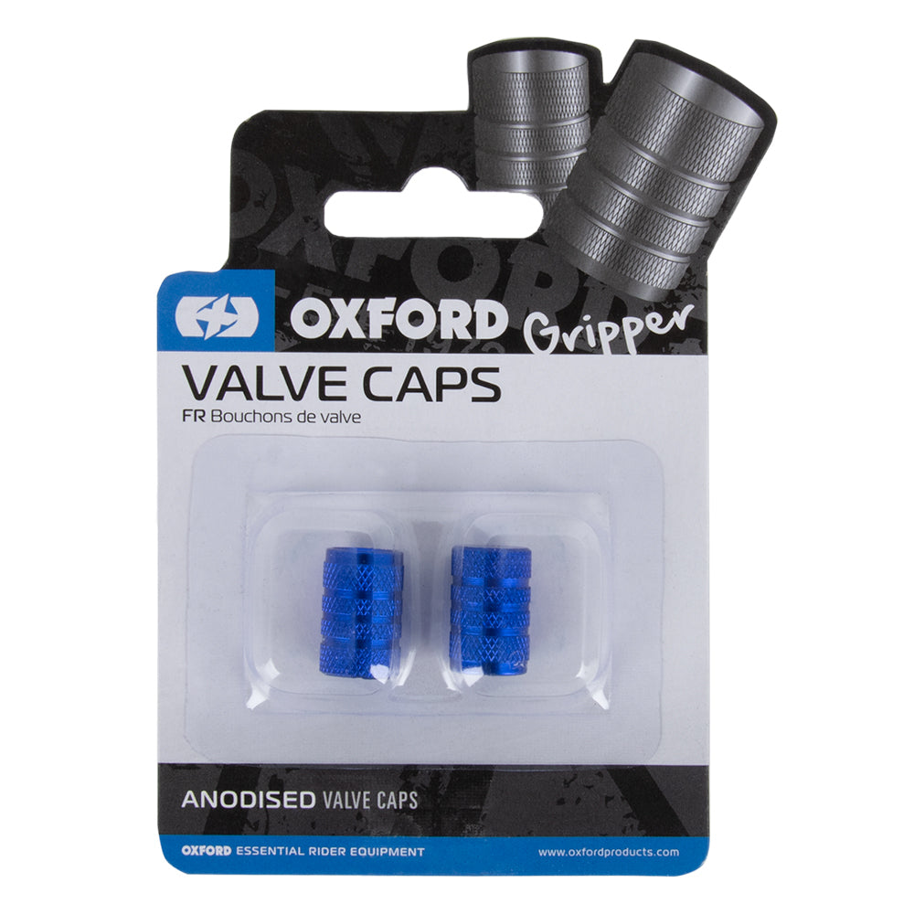 Oxford Valve Caps Blue