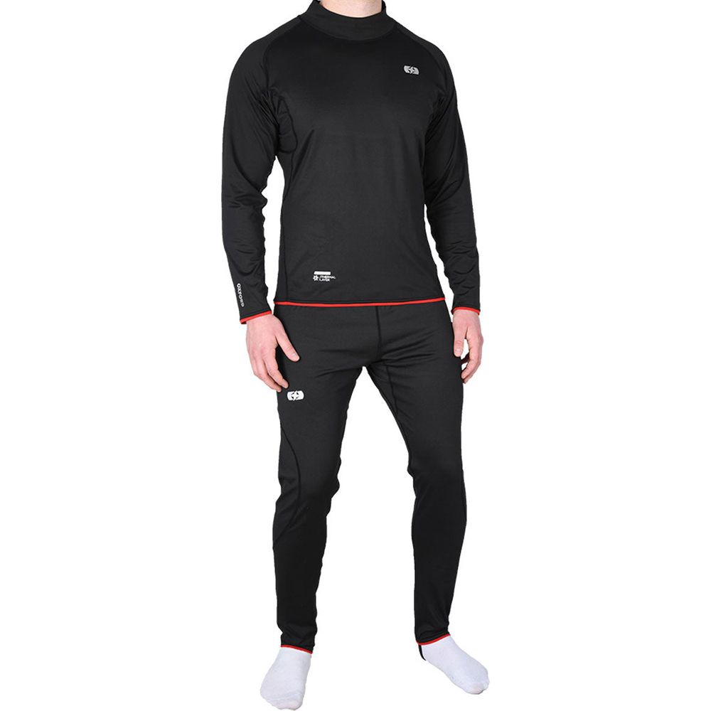 Oxford Warm Dry Thermal High Neck Base Layer Top Black