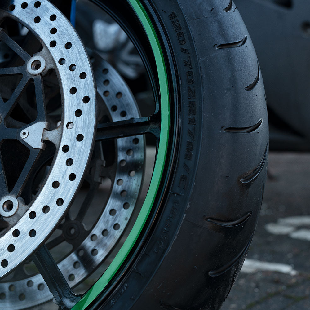 Oxford Wheel Stripes Fluorescent Green