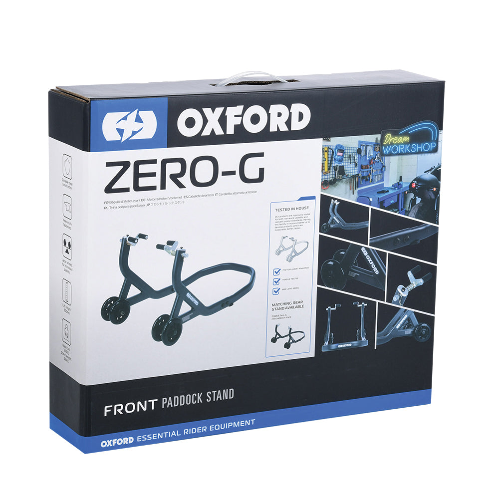 Oxford Zero-G Front Paddock Stand Grey