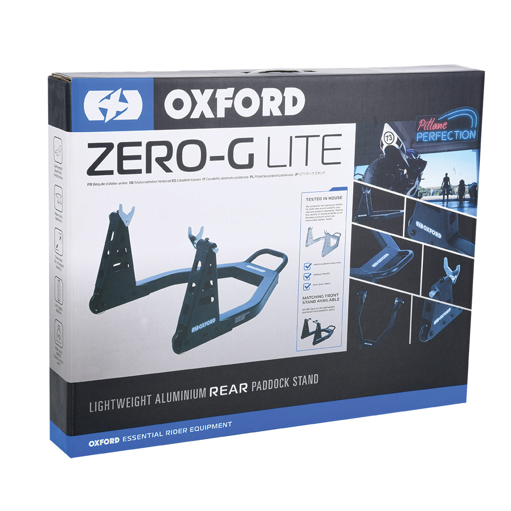 Oxford Zero-G Lite Rear Paddock Stand Black