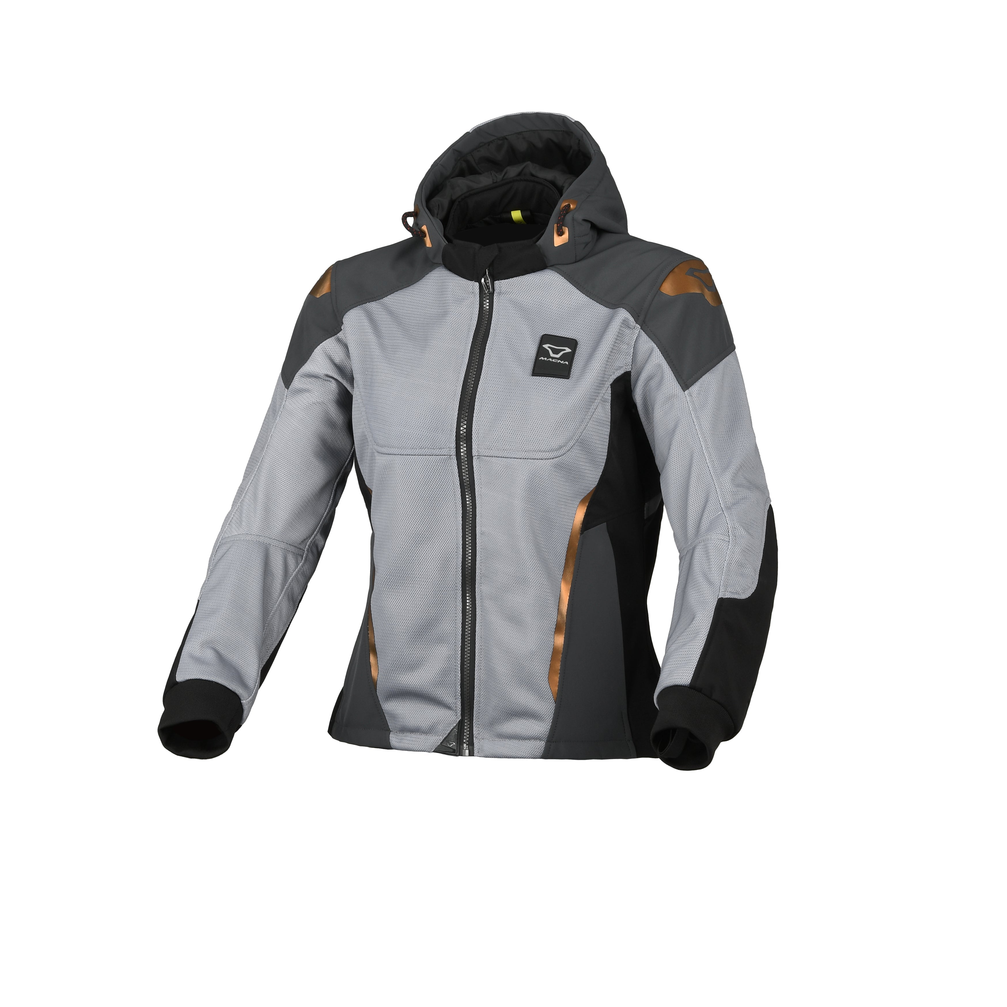 Macna Oximesh Ladies Textile Jacket Grey / Black FREE UK Delivery, FREE 365 Day Returns | Moto Central