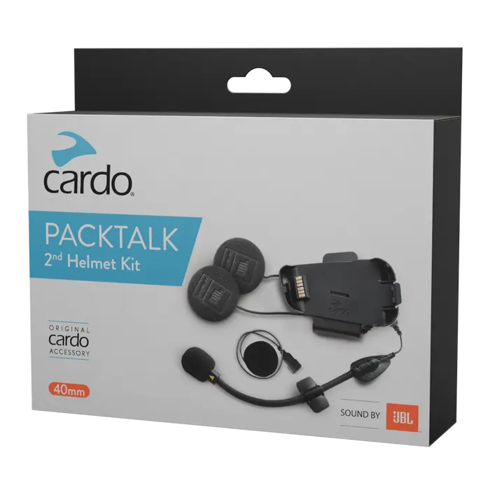 Cardo Packtalk 2nd Helmet JBL Kit Black FREE UK Delivery, FREE 365 Day Returns | Moto Central