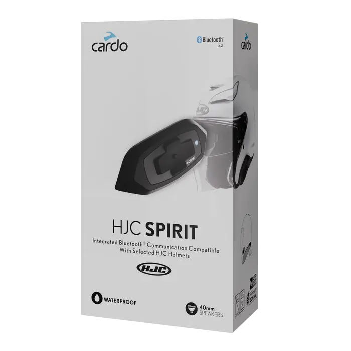 Cardo HJC Spirit Bluetooth Intercom Systems Black FREE UK Delivery, FREE 365 Day Returns | Moto Central