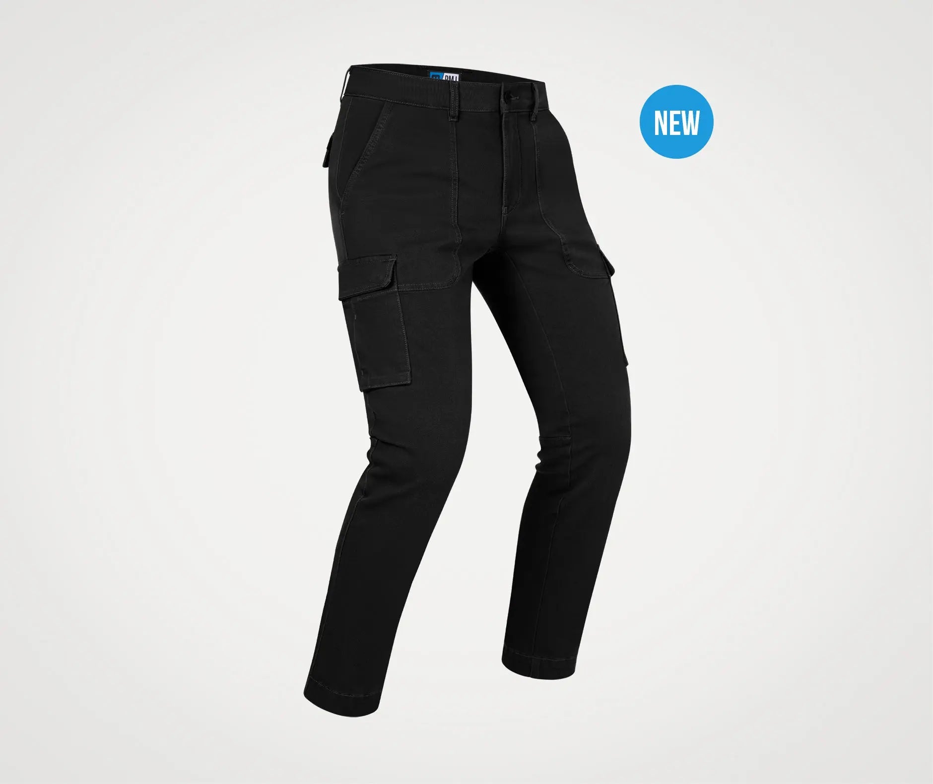 PMJ Aviator Protective Cargo Trouser Black - FREE UK Shipping, FREE 365 Day Returns | Moto Central