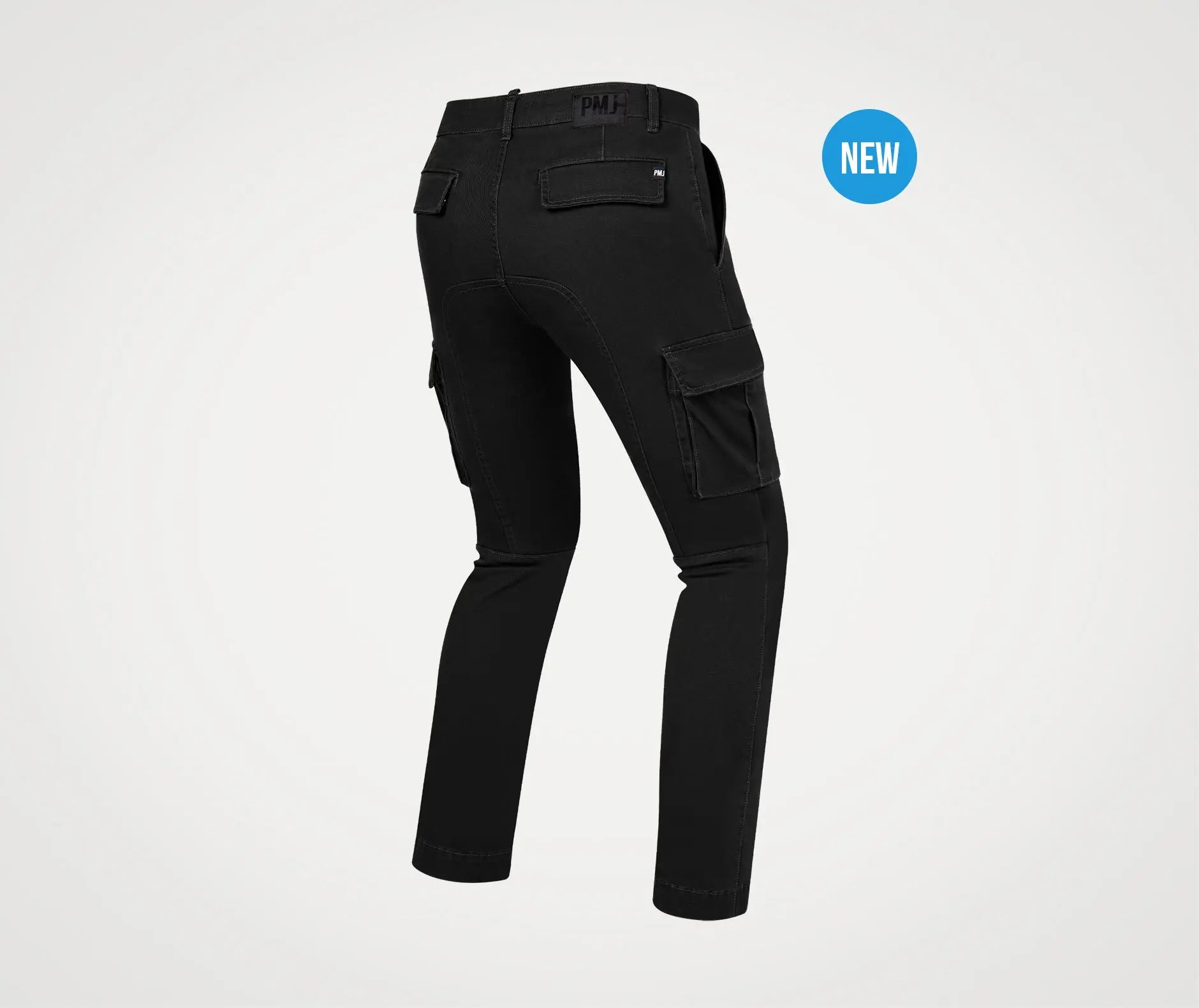 PMJ Aviator Protective Cargo Trouser Black - FREE UK Shipping, FREE 365 Day Returns | Moto Central