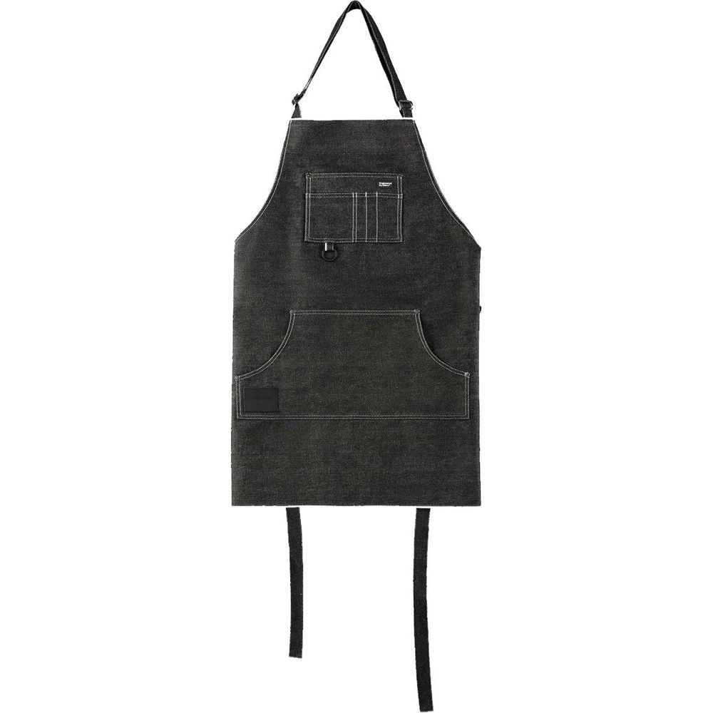 Pando Moto Albert Candiani Selvedge Denim Apron Black