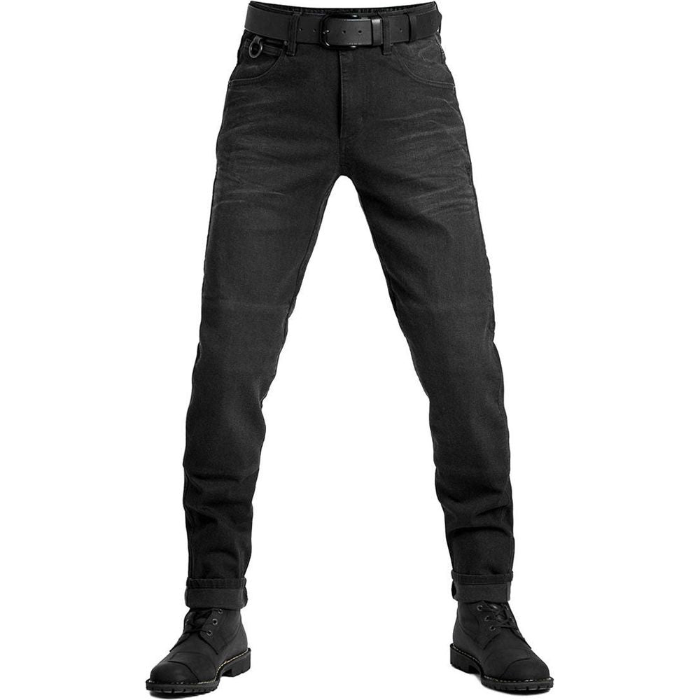 Pando Moto Boss Dyn 01 Cordura Slim Fit Denim Jeans Black