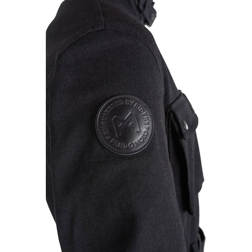 Pando Moto Brat One Piece Denim Suit Black