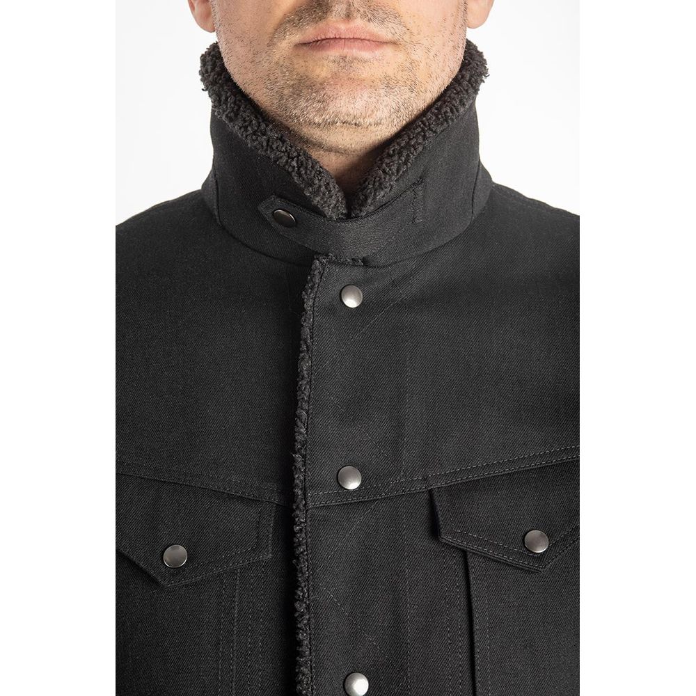 Pando Moto Husky 2.0 Denim Jacket Black