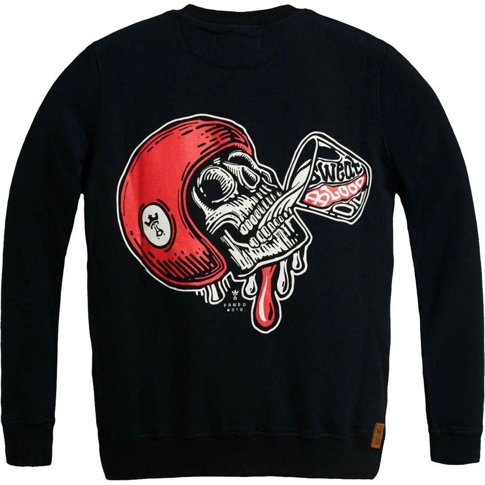 Pando Moto John Skull 01 Sweatshirt Black