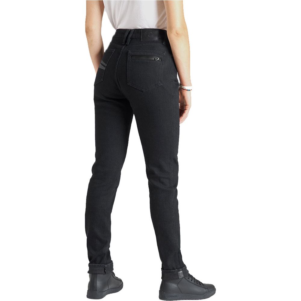 Pando Moto Kissaki Dyn 01 Ladies Denim Jeans Black